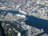 Color Line und Stena Line Terminal Innenförde Kiel